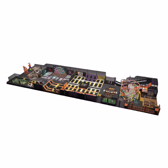 China Muanfacturer Customized Commercial Children Amumsement Park Prices Big Outdoor Indoor Sport Trampoline Park for Sale