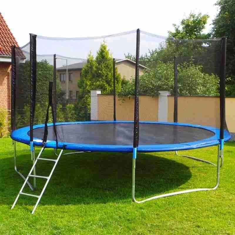 OEM Trampoline Park Big Trampolines Trampoline Outdoor 12FT Round Large Trampoline with Safety Net