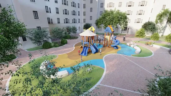 Juego Infantil Outer Space Series Playsets Kids Toy Indoor Plastic Baby Slide Water Park Games Customized Amusement Park Children Outdoor Playground Equipment